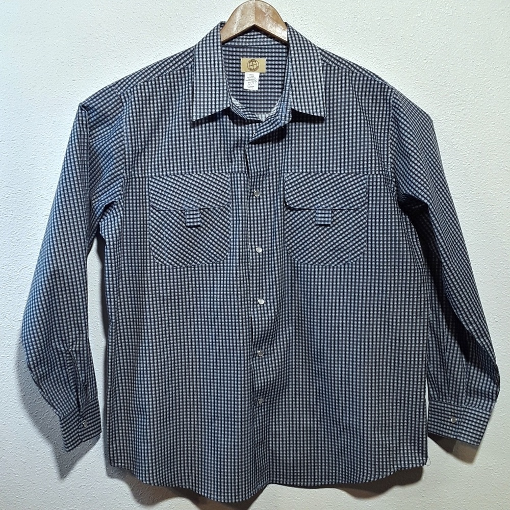 Haband Travelers Pearl Snap Buttons Long Sleeve